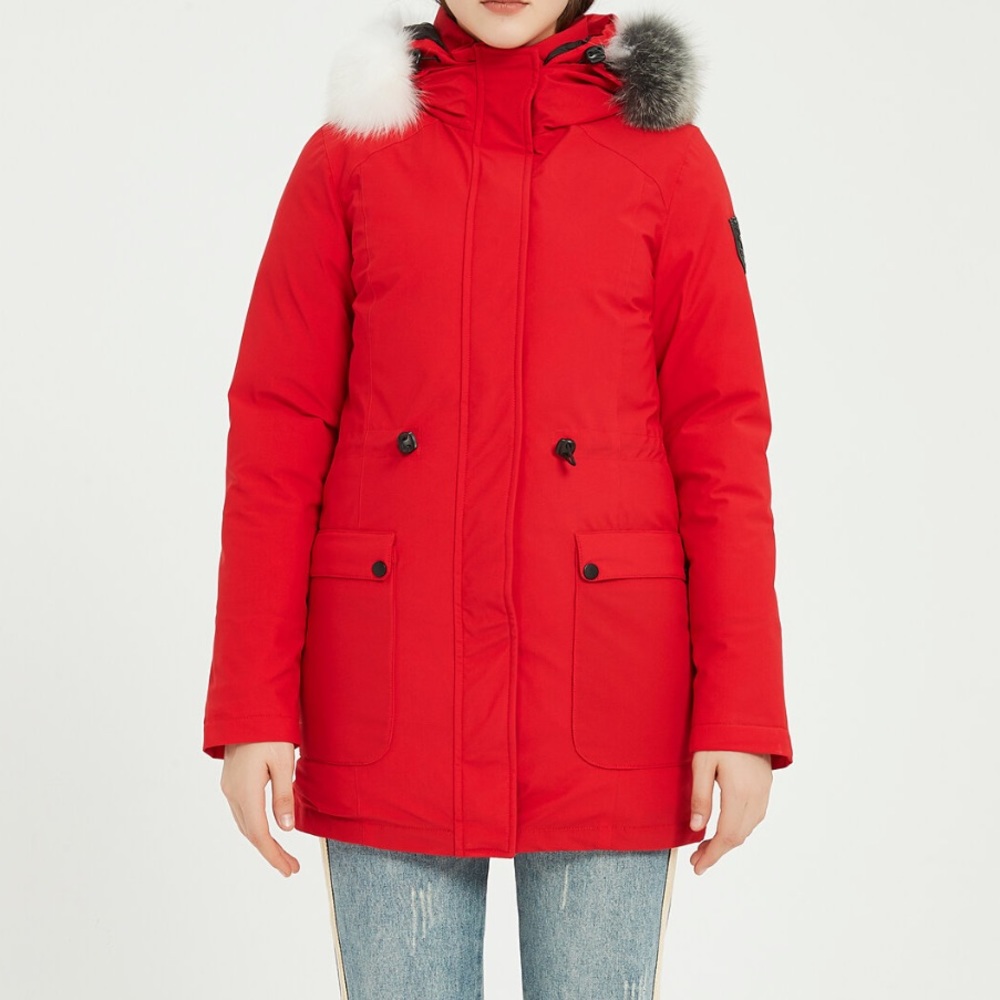 Red North Bear Super Slim Jennifer Parka jacket